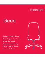 interstuhl geos 46G0 Operating Instruction preview