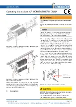 Предварительный просмотр 5 страницы Intertec Data Systems CP HORIZOTHERM DNNA Operating Instructions Manual