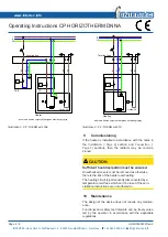 Предварительный просмотр 6 страницы Intertec Data Systems CP HORIZOTHERM DNNA Operating Instructions Manual