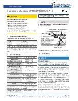 Preview for 4 page of Intertec Data Systems CP MEGATHERM D.A HI series Operating Instructions Manual