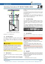 Предварительный просмотр 7 страницы Intertec Data Systems CP MICROTHERM DBNA Operating Instructions Manual