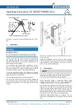 Preview for 5 page of Intertec Data Systems CP MICROTHERM DC.A Operating Instructions Manual