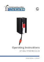 Preview for 1 page of Intertec Data Systems CP MULTITHERM D.A HI Operating Instructions Manual