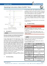 Preview for 5 page of Intertec Data Systems ExVENT 30 Series Operating Instructions Manual