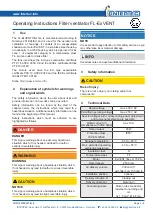 Preview for 3 page of Intertec Data Systems FL-ExVENT Operating Instructions Manual