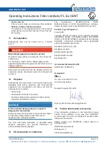 Preview for 7 page of Intertec Data Systems FL-ExVENT Operating Instructions Manual