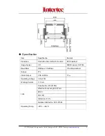 Предварительный просмотр 3 страницы Intertec Data Systems ITV-GECWV407M User Manual