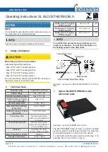 Preview for 4 page of Intertec Data Systems SL BLOCKTHERM DB.A Operating Instructions Manual