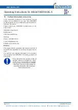 Preview for 8 page of Intertec Data Systems SL MEGATHERM DE.A Operating Instructions Manual