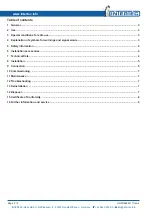 Preview for 2 page of Intertec Data Systems SL MINITHERM Operating Instructions Manual