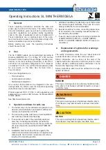 Preview for 3 page of Intertec Data Systems SL MINITHERM Operating Instructions Manual