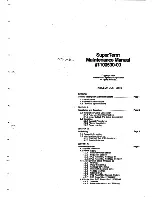 Intertec Data Systems SuperTerm Maintenance Manual preview