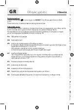 Preview for 34 page of INTERTECHNO ITH-610 Operating Instructions Manual