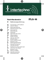 INTERTECHNO ITLS-16 Operating Instructions Manual preview