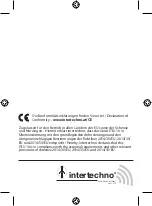 Preview for 15 page of INTERTECHNO ITLS-16 Operating Instructions Manual