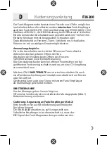 Preview for 4 page of INTERTECHNO ITM-200 Operating Instructions Manual