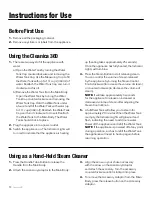 Preview for 12 page of Intertek Cleanica 360 EL20003 Owner'S Manual