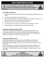 Preview for 5 page of Intertek MAXX AIR H1026 Installation Instructions And Operators Manual