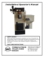 Preview for 1 page of Intertek Pinnacle PB150 Installation & Operator'S Manual