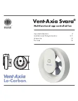 Intertek Vent-Axia Svara Instructions Manual preview