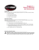 Preview for 15 page of InterTest EM13686 User Operation And Service Manual