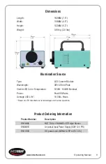 Предварительный просмотр 9 страницы InterTest iShot UV/White LED Light Source Kit Manual