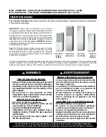 Intertherm M7RL Series User Manual preview