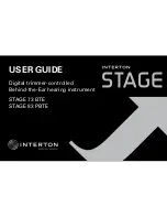 Interton STAGE 73 BTE User Manual preview