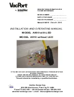 InterVac A900 Installation And Operating Manual preview