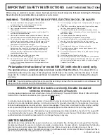 Preview for 2 page of InterVac RM-120 Installation And Operating Manual