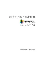 Preview for 1 page of Interwrite Learning Interwrite Pad Getting Started