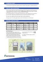 Preview for 2 page of interzon AirMaid C Series Operation Manual