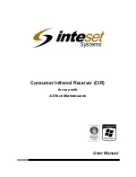 Inteset Consumer Infrared Receiver User Manual предпросмотр