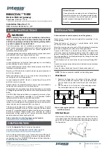 Preview for 1 page of Intesis INBACDAL 0000 Series Installation Sheet