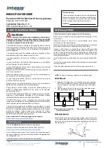 Intesis INBACPAN128O000 Installation Sheet preview