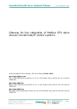 Preview for 3 page of IntesisBox IBOX-BAC-MBRTU-100 User Manual