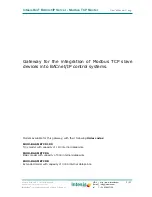 Preview for 3 page of IntesisBox IBOX-BAC-MBTCP-100 User Manual