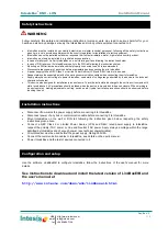 Preview for 1 page of IntesisBox KNX-LON Installation Manual