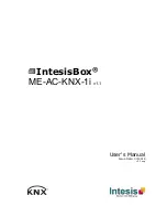 IntesisBox ME-AC-KNX-1i User Manual preview