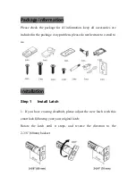 Preview for 3 page of InteTrend Smart Deadbolt Lock User Manual