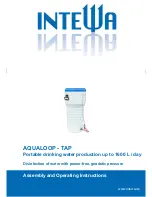 Intewa AQUALOOP tap Assembly And Operating Instructions Manual preview