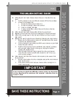 Предварительный просмотр 9 страницы Intex 100PO Owner'S Manual