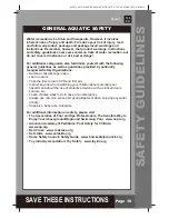 Предварительный просмотр 10 страницы Intex 100PO Owner'S Manual