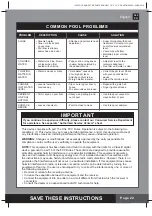 Preview for 22 page of Intex 26645EG Owner'S Manual