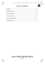 Предварительный просмотр 2 страницы Intex 28076 Owner'S Manual