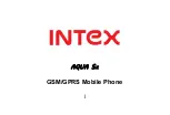 Intex AQUA Sx User Manual предпросмотр