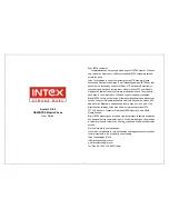 Preview for 1 page of Intex Avatar 3D 2.0 User Manual