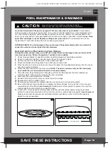 Preview for 10 page of Intex CLEARVIEW PRISM FRAME Owner'S Manual