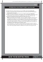 Preview for 16 page of Intex CS15220 Owner'S Manual