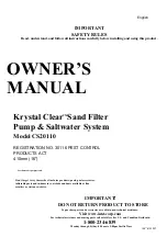 Предварительный просмотр 6 страницы Intex CS20110 Owner'S Manual